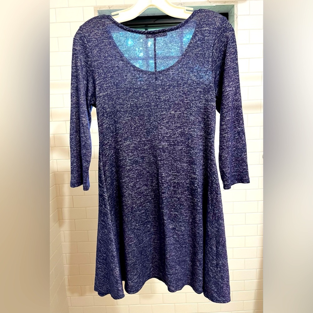 Blue heathered dress, size medium